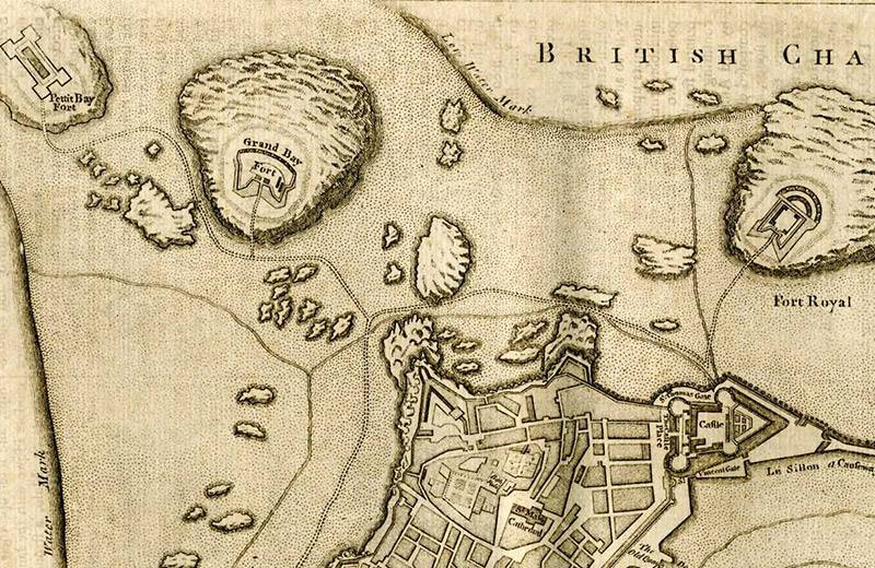 Les îles autour de Saint-Malo : Grand Bé, Petit Bé et Cézembre